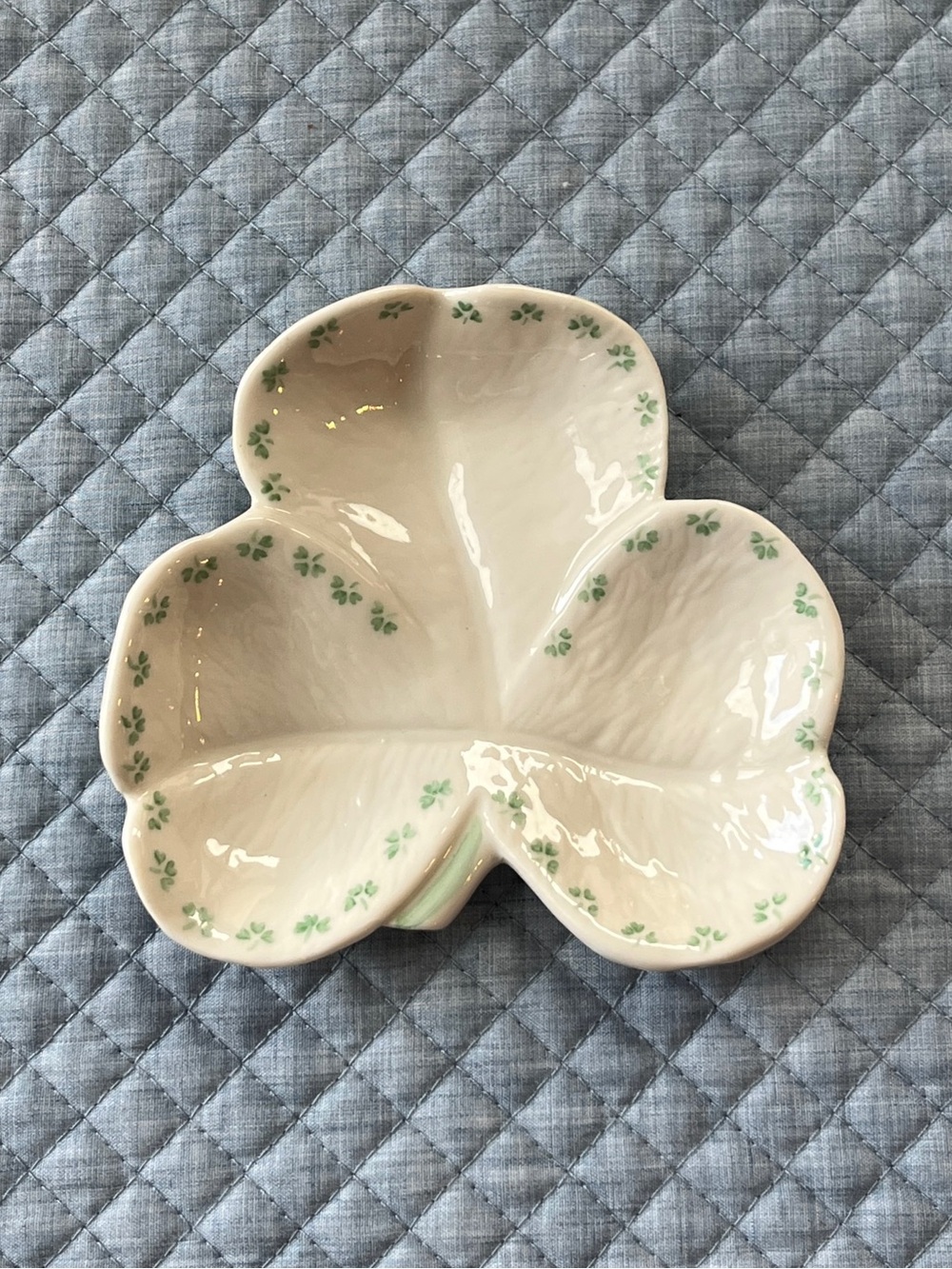 Three-lobed Shamrock Shape Trinket Dish